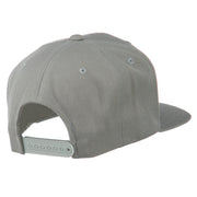 Big Diamond Embroidered Flat Bill Cap