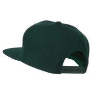 Big Diamond Embroidered Flat Bill Cap