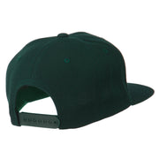 Big Diamond Embroidered Flat Bill Cap