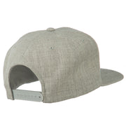 Big Diamond Embroidered Flat Bill Cap