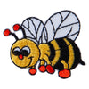 Smiling Bumble Bee Insect iron on Patch