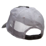 Small Red Apple Patched Low Profile Special Cotton Mesh Cap