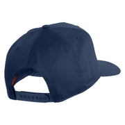 1st Marine Division Korean War Veteran 1950-1953 Patched Solid Cotton Twill 5 Panel Prostyle Snap Cap - Navy OSFM