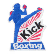 Boxing Embroidered Patches