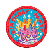 Happy Birthday Embroidered Patches