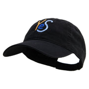 Colorful Yes Logo Embroidered Garment Washed Cotton Twill Cap - Black OSFM