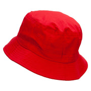 Ok Emoji Embroidered Bucket Hat - Red OSFM