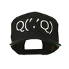 Boxing Face Emoticon Embroidered Snapback Cap