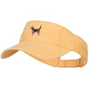 Beagle Dog Embroidered Pro Style Cotton Washed Visor