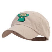 Green Top Hat Low Profile Washed Cap - Khaki OSFM