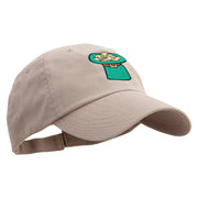 Green Top Hat Low Profile Washed Cap - Khaki OSFM