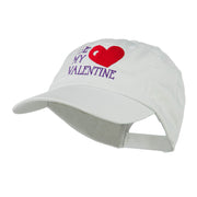 Be My Valentine Embroidery Cap