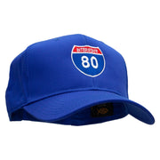 Interstate 80 Solid Cotton Twill Low Profile Snap Cap