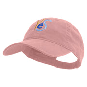 Colorful Yes Logo Embroidered Garment Washed Cotton Twill Cap - Soft-Pink OSFM