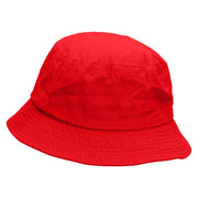 Fishing on Boat Unisex Multipurpose Crushable Cotton Twill Bucket Hat - Red