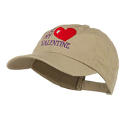 Be My Valentine Embroidery Cap