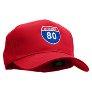 Interstate 80 Solid Cotton Twill Low Profile Snap Cap