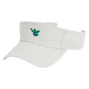 Christmas Angel Embroidered Cotton Twill Sun Visor - White OSFM