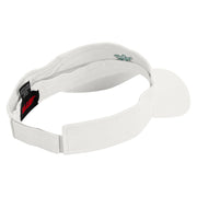 Christmas Angel Embroidered Cotton Twill Sun Visor - White OSFM