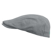 Home Garden Embroidered Men's Linen Ivy Cap - Slate S-M