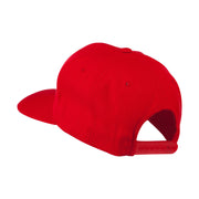 Boxing Face Emoticon Embroidered Snapback Cap