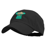 Green Top Hat Low Profile Washed Cap - Black OSFM