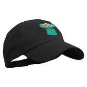 Green Top Hat Low Profile Washed Cap - Black OSFM