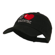 Be My Valentine Embroidery Cap