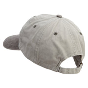 US Space Rocket Force Embroidered Pigment Dyed Wash Cap - Beige-Brown OSFM