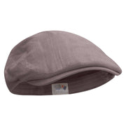 Home Garden Embroidered Men's Linen Ivy Cap - Charcoal S-M