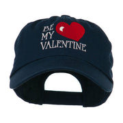 Be My Valentine Embroidery Cap