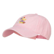 Easter Bunny Egg Patched Washed Cap