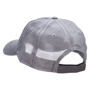 Mirrored Teardrop Patched Washed Trucker Cap