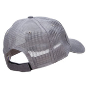 Mirrored Teardrop Patched Washed Trucker Cap