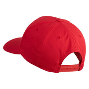 Scuba Hair Don't Care Patched Retro Cotton Blend Snapback Cap - Red OSFM