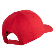 Scuba Hair Don't Care Patched Retro Cotton Blend Snapback Cap - Red OSFM