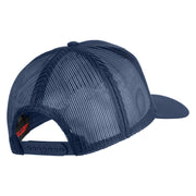 U.S. Marine Corps Semper Fi Black Patched Solid Cotton Twill Mesh Prostyle Cap - Navy OSFM