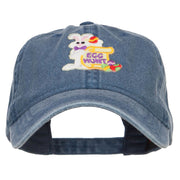 Easter Bunny Egg Patched Washed Cap