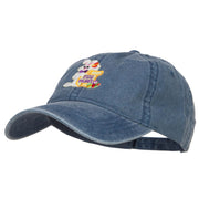 Easter Bunny Egg Patched Washed Cap