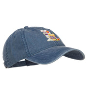 Easter Bunny Egg Patched Washed Cap