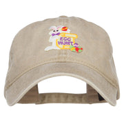 Easter Bunny Egg Patched Washed Cap