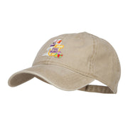 Easter Bunny Egg Patched Washed Cap