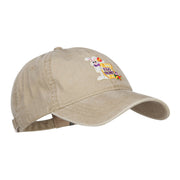 Easter Bunny Egg Patched Washed Cap