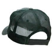 Mirrored Teardrop Patched Washed Trucker Cap