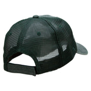 Mirrored Teardrop Patched Washed Trucker Cap