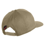 USS Nevada Submarine SSBN-733 Patched Solid Cotton Twill Pro Style Cap - Khaki OSFM