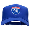 Interstate 90 Solid Cotton Twill Low Profile Snap Cap