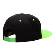 Wave Life Embroidered Wool Blend 2 Tone Classic Snapback - Black-Yellow OSFM