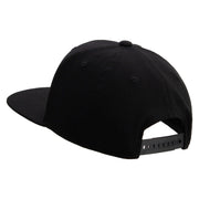 Licensed US Navy Embroidered Flexfit Snapback Style Cap - Black OSFM