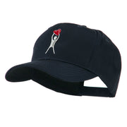 Breast Cancer Body Figure Heart Embroidery Cap